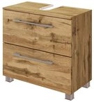 HELD M&Ouml;BEL Unterschrank Unterbeckenschrank Livorno 30 cm Wotaneiche/Wotaneiche