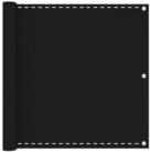 vidaXL Balkonsichtschutz Balkonsichtschutz Schwarz 90 x 800 cm HDPE und...