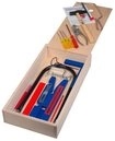 Pebaro Kinder-Werkzeug-Set Qualit&auml;ts-Laubs&auml;gebox mit Schiebedeckel, 23 Teile,...