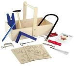 Pebaro Kinder-Werkzeug-Set Laubs&auml;ge-Schreinerkasten, 20 Teile, 430