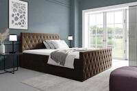 Fun M&ouml;bel Boxbett Schlafzimmerbett Asher Premium Stoff Fresh (inkl.