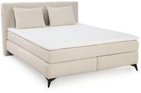 luma-home Boxspringbett 20014 (160x200 cm, LED-Beleuchtung, USB-Ladeports, Bezug