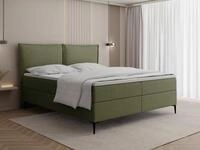 WFL GROUP Boxspringbett Calio Rise mit Bettkasten in Chenille, hohes Kopfteil &...