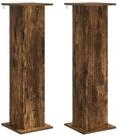 vidaXL Blumenst&auml;nder Pflanzenst&auml;nder 2 stk. Ger&auml;ucherte Eiche 30,5 x 30 x...