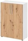 b&uuml;m&ouml; Aktenschrank basic Aktenschrank Dekor: Wei&szlig;/Asteiche
