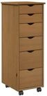 vidaXL Rollcontainer 34 x 39 x 93,5 cm Rollcontainer mit Schubladen Rollwagen