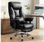 Woltu B&uuml;rostuhl, Chefsessel Doppellagige weiche R&uuml;ckenlehne, ergonomisch