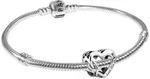 Pandora Silberarmband 39496, f&uuml;r Damen Love You Mum Unendlichkeits-Herz