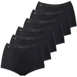 sloggi Slip Damen Slip 6er Pack Baumwolle (Packung, 6er Pack) schwarz 52