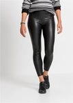 bonprix Thermoleggings mit Thermo Funktion, aus Lederimitat, mit weichem...