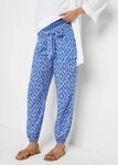 bonprix Umstandshose mit elastischem Bund und Bindeband, aus luftiger Viskose...