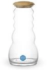 Natures-Design Wasserkrug Cadus White mit Olivenholzdeckel 1l