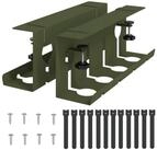 vidaXL Kabelzubeh&ouml;r Unter dem Schreibtisch Kabelmanagement Tray 2 Stk....