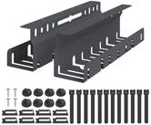vidaXL Kabelzubeh&ouml;r Unter dem Schreibtisch Kabelmanagement Tray 2 Stk....