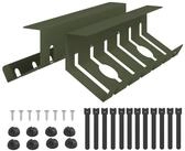 vidaXL Kabelzubeh&ouml;r Unter dem Schreibtisch Kabelmanagement Tray 2 Stk....