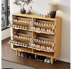 STILVORA Schuhschrank 100x25x90cm Schuhkipper mit 4...