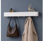 doporro Garderobenleiste Wandgarderobe Hakenleiste mit Ablage aus...
