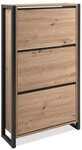Finori Schuhkipper 3 Klappen, Dekor Artisan Eiche Dekor / anthrazit -...