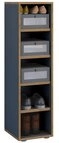 VCM Schuhregal Schuhschrank Salia H. 110 x B. 30 x T. 33 cm