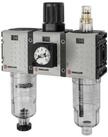 RIEGLER Druckminderer Riegler WE 3-tlg. &raquo;FUTURA-mini&laquo;, PC-Beh., Kompaktmano,...