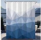 Lerores Duschvorhang Duschvorhang Geometrischer Verlauf 240x180 cm...