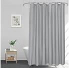 EurCross Duschvorhang Extra Breiter Duschvorhang 240x200 Grau, Textil,