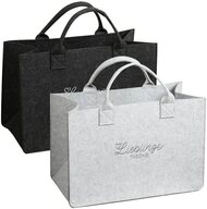 KESPER&reg; Henkeltasche Taschen in Filzoptik (Set, 2-tlg), 2 verschiedene Farben,...