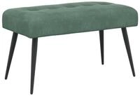 vidaXL Sitzbank Bank mit Knopfheftung Meergr&uuml;n 80 x 40 x 46 cm Samt (1-St)