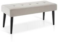 tectake Bank Sitzbank gepolstert, Belastbarkeit 220 kg, 95 x 38 x 45 cm...