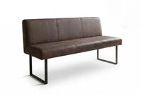 KAWOLA Sitzbank ELEEN Esszimmerbank Leder pigmentiert &ndash; modernes Design, 163...