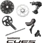 Shimano Schaltung SHIMANO Gruppe CUES (FC-U6040-1) 10/11 Fach, 10 - moderne