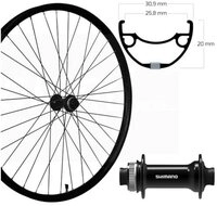 Roland Laufrad Roland Vorderrad 27,5" Disc Centerlock schwarz SE RIVAL 26...
