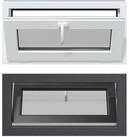 vidaXL Fenster Kellerfenster RISOR 80 x 40 cm PVC und Glas, (1 St)