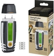 LASERLINER Feuchtigkeitsmesser DampFinder Compact Materialfeuchtemessger&auml;t...