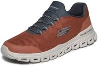 Slip-On Sneaker SKECHERS "GLIDE-STEP-NOLTEK", Herren, Gr. 40, braun (orange, grau),