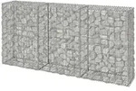 relaxdays Gabionenzaun Gabione Steinkorb aus Stahl, (1-St), 200 x 30 x 100 cm
