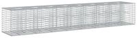 vidaXL Gartenzaun Gabionen-Hochbeet 2 stk. 340 x 60 x 55 cm Verzinkter Stahl,...