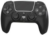 Wigento Wireless Gaming Controller f&uuml;r PS5 Hall Effekt Dual Vibration Schwarz
