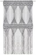 vidaXL Vorhang, Makramee Vorhang Anthrazit 140x240 cm Baumwolle