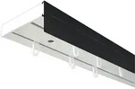SN DECO GROUP Gardinenschiene Vorhangschiene SH (1) mit Blende 5 cm, 2-l&auml;ufig,