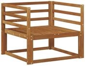 vidaXL Sofaelement Outdoor Mittelsofa Natur (1 St)