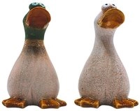 Dekohelden24 Gartenfigur Dekoenten in verschiedenen Varianten, (2 St),...