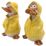 Dekohelden24 Dekofigur Enten in verschiedenen Gr&ouml;&szlig;en (2 St), wetterfest,