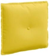vidaXL R&uuml;ckenkissen R&uuml;ckenkissen Helles Gelb 50 x 19 x 45 cm Stoff, 1-tlg.