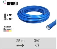 Rehau Gartenschlauch Trinkwasserschlauch 3/4" KTW DVGW zertifiziert 25 m