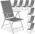 tectake Gartenstuhl klappbarer Terrassenstuhl mit Textilenem-Gewebe 54,5 x 65 x...