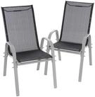 VCM Gartenstuhl Balkonstuhl Sessel 92, 5x55x58cm (2 St)