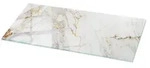 Tulup Tischplatte Oberplatte Tisch Glas Eleganter Marmor mit Adern Tischplatte...