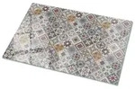 Tulup Tischplatte Ersatzplatte Glas Mosaikmuster mit Ornamenten Tisch Glasplatte