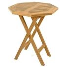 VCM Gartentisch Balkontisch Klappbar, Klapptisch, Achteckig &Oslash; 60cm